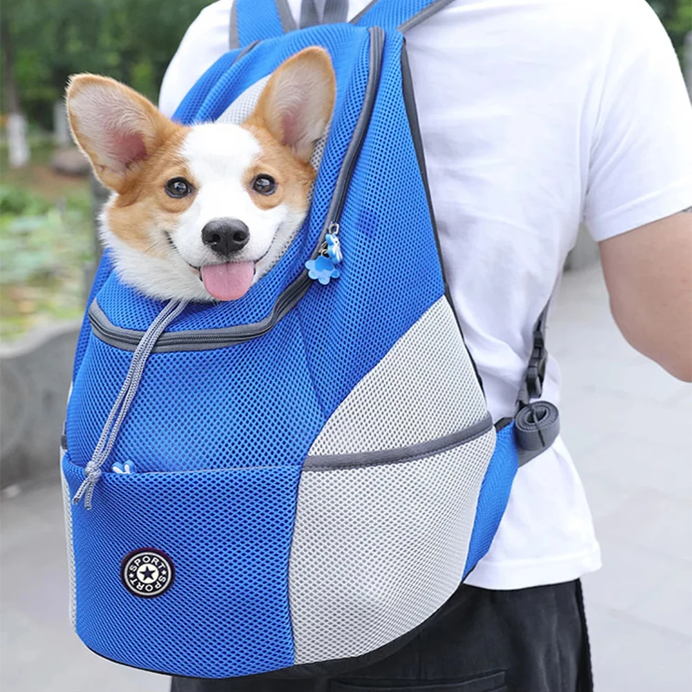 Breathable Dog Carrier Backpack - Portable Travel Bag for Small Dogs