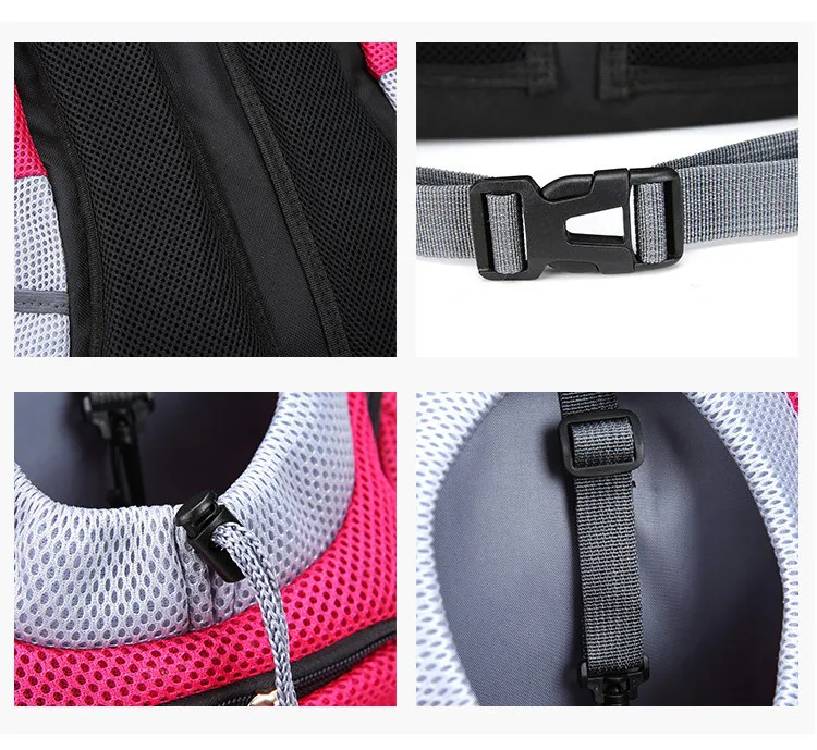 Breathable Dog Carrier Backpack - Portable Travel Bag for Small Dogs