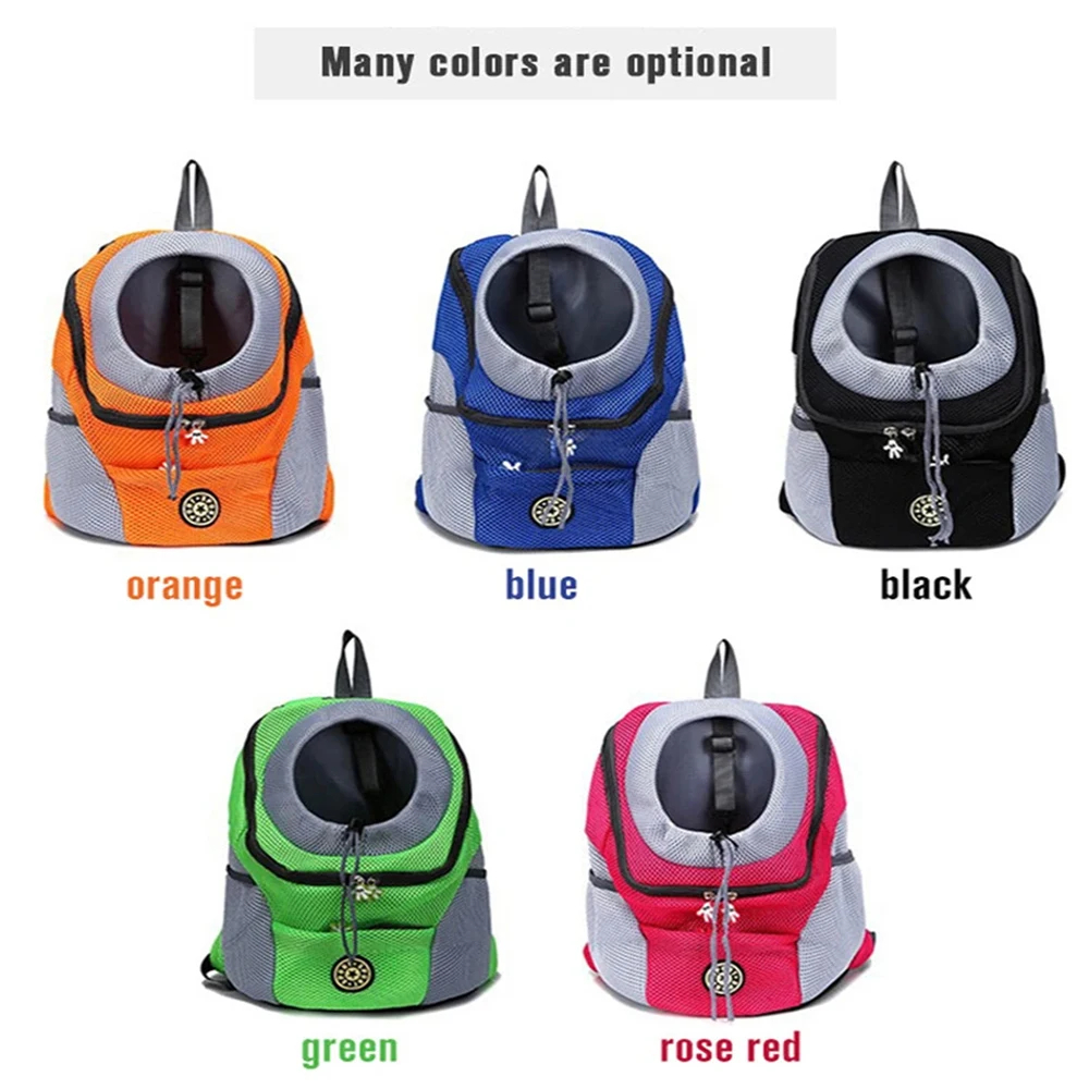 Breathable Dog Carrier Backpack - Portable Travel Bag for Small Dogs