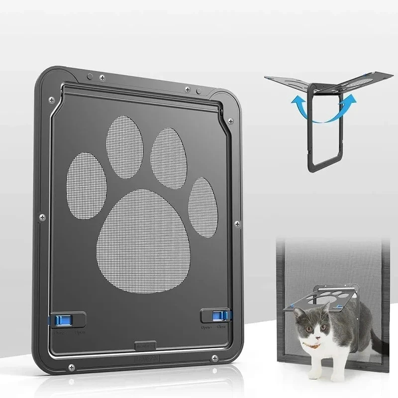 Lockable Pet Flap Door for Cats & Dogs Door
