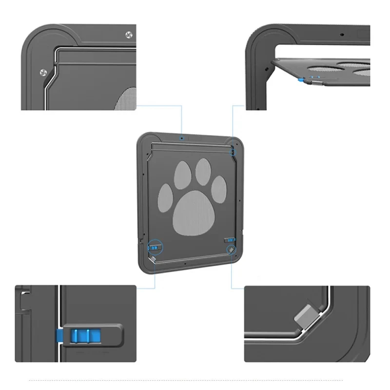 Lockable Pet Flap Door for Cats & Dogs Door