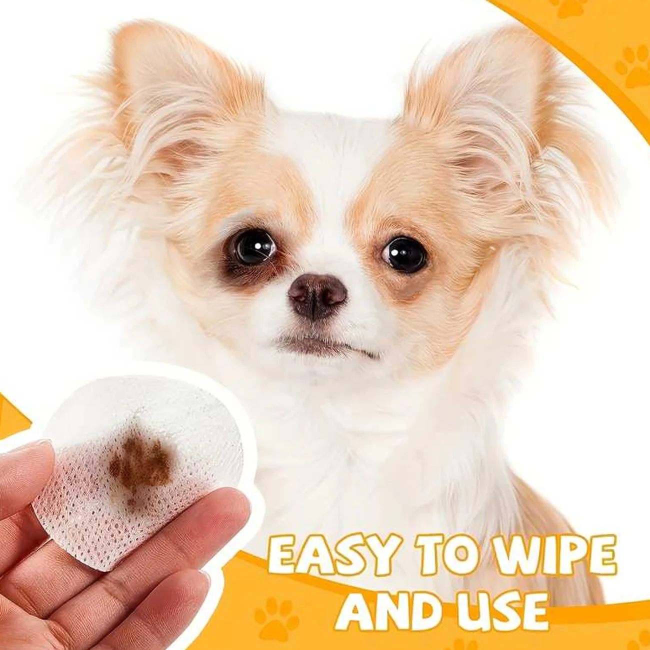 Pet Eye Cleaning Wipes for Cats & Dogs - Tear Stain Remover