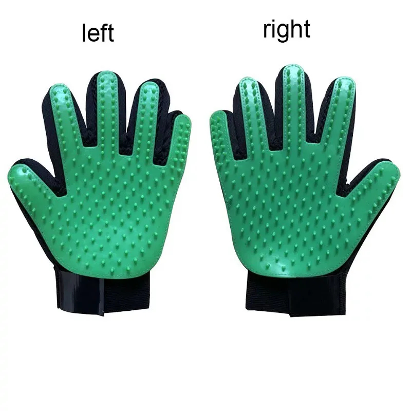 Pet Grooming Glove - Silicone Deshedding & Massage Brush for Dogs & Cats