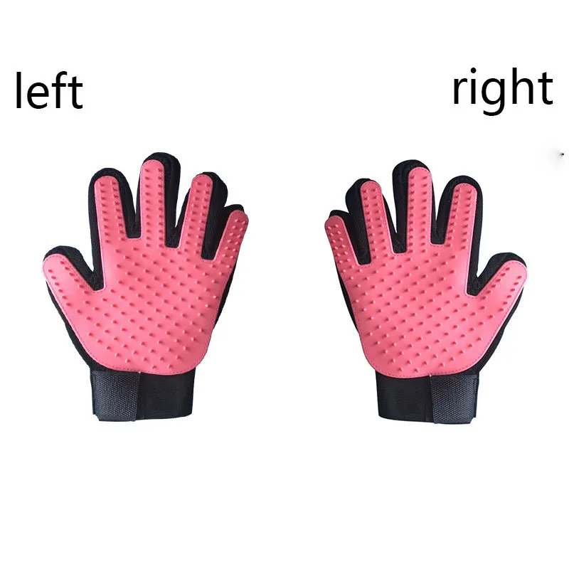 Pet Grooming Glove - Silicone Deshedding & Massage Brush for Dogs & Cats