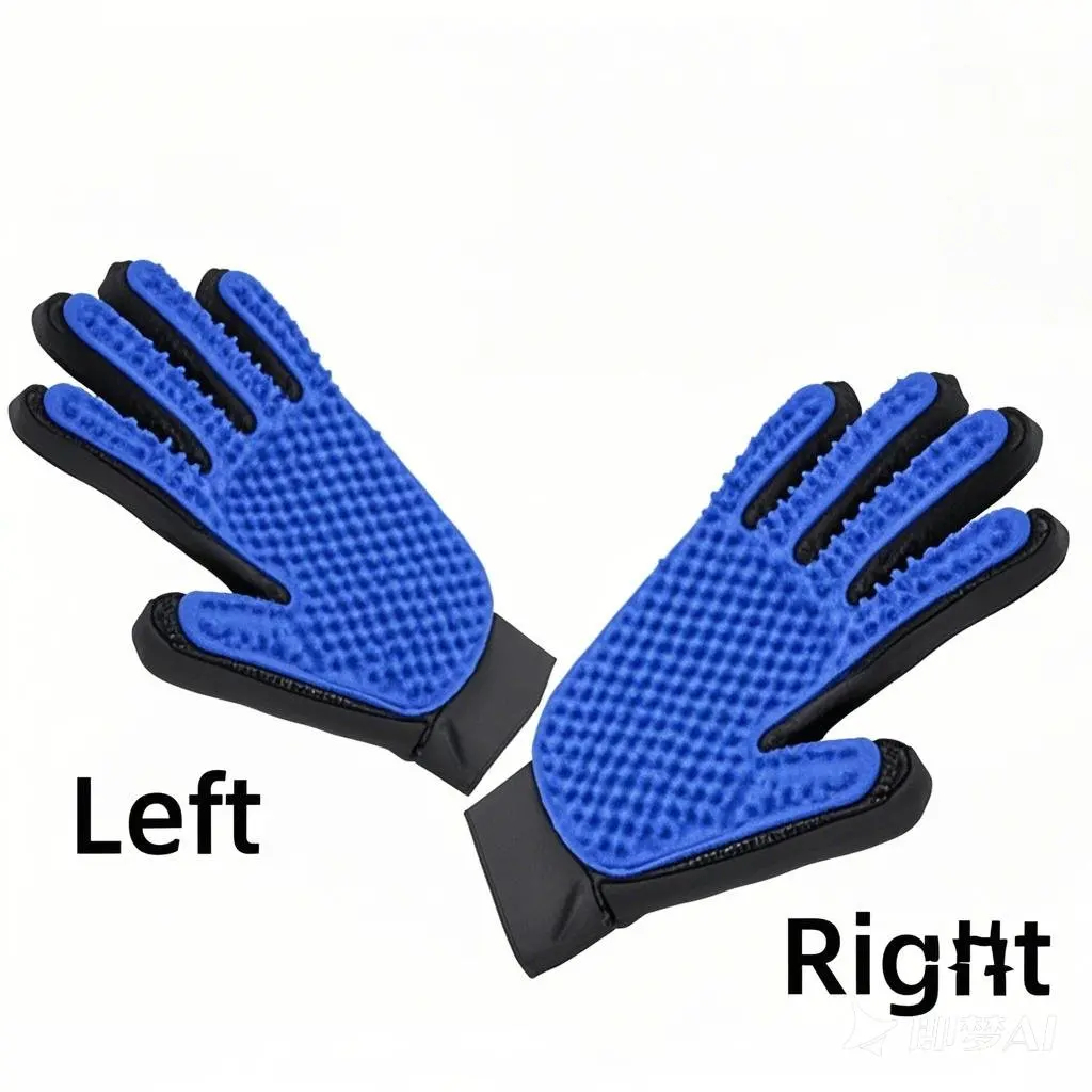 Pet Grooming Glove - Silicone Deshedding & Massage Brush for Dogs & Cats