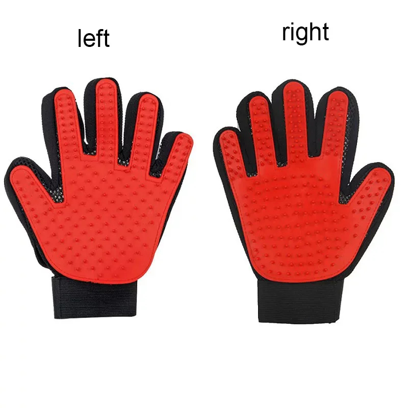 Pet Grooming Glove - Silicone Deshedding & Massage Brush for Dogs & Cats