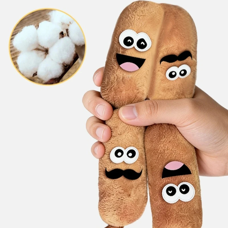 Sausage Plush Dog Squeaky Toy