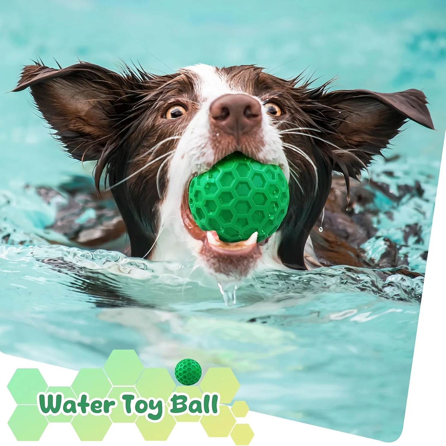 Tough Natural Rubber Dog Chew Toy - Squeaky Beef-Flavored