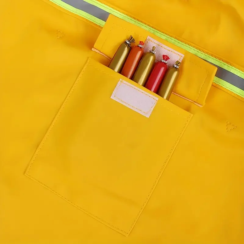 Waterproof Dog Raincoat with Hood - Reflective Yellow Cape for Rainy Days